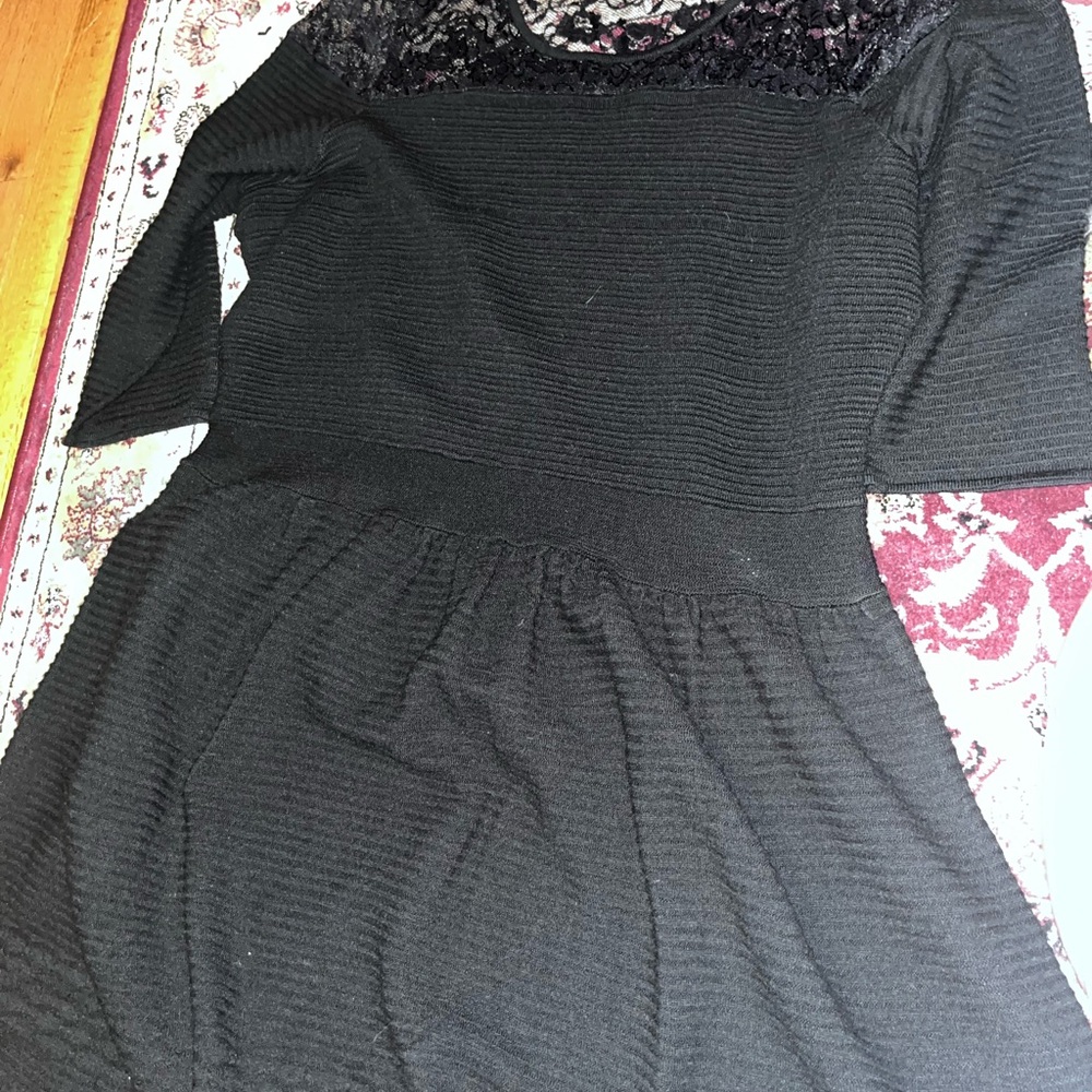 Jessica Simpson Black Lace Dress